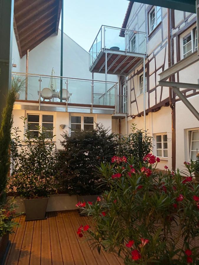 Das Schiefe Haus- Wohnung "Nibelungen" Heppenheim  Exterior photo